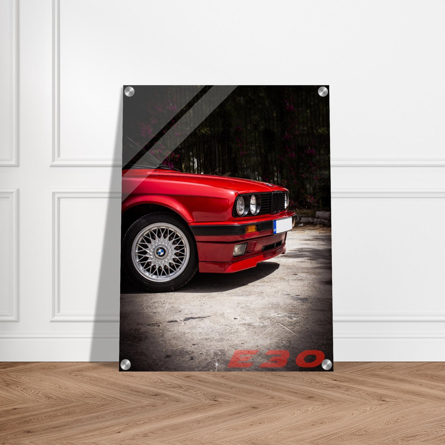 Acrylic car Print E30