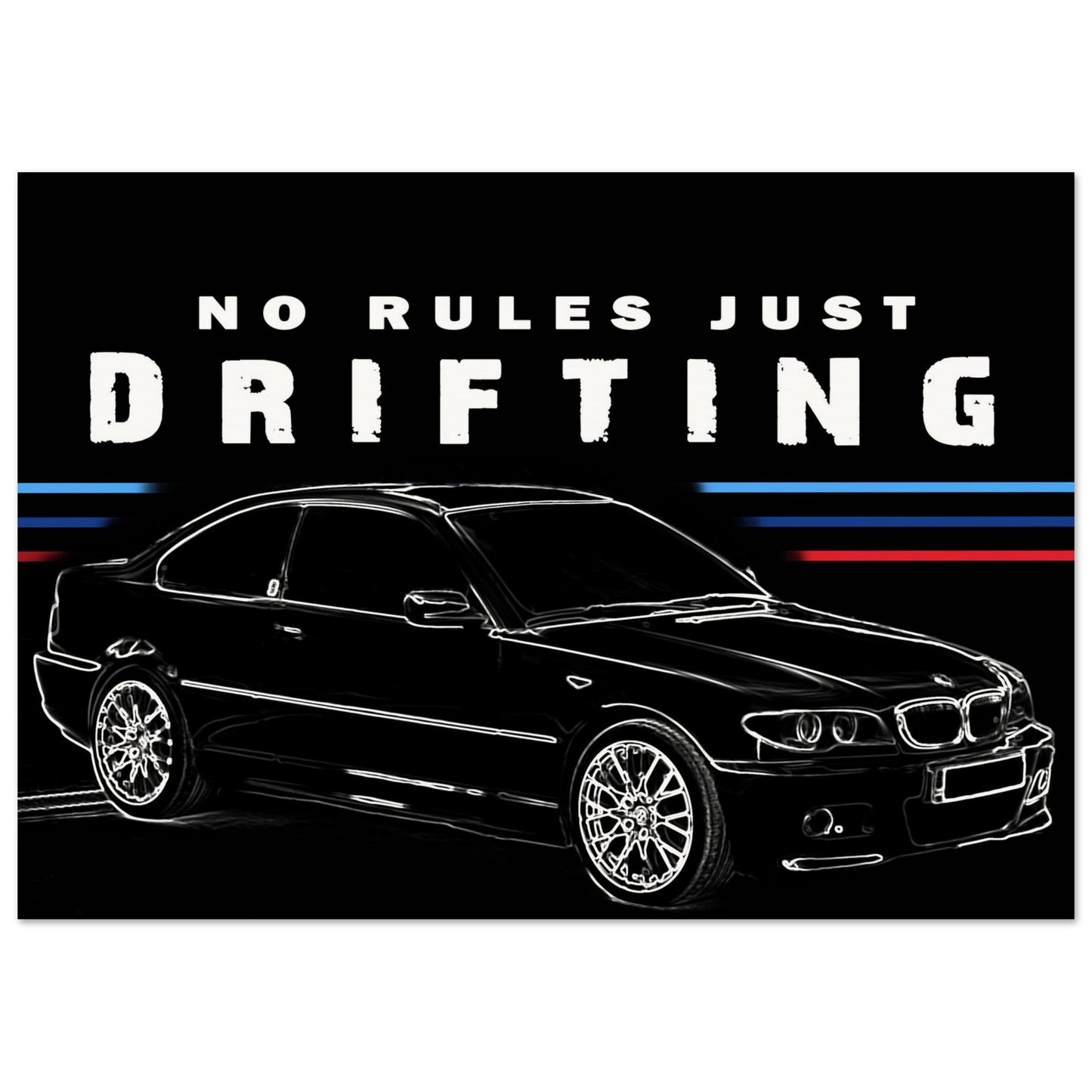 E46 Drift Museum-Quality Matte Paper Poster