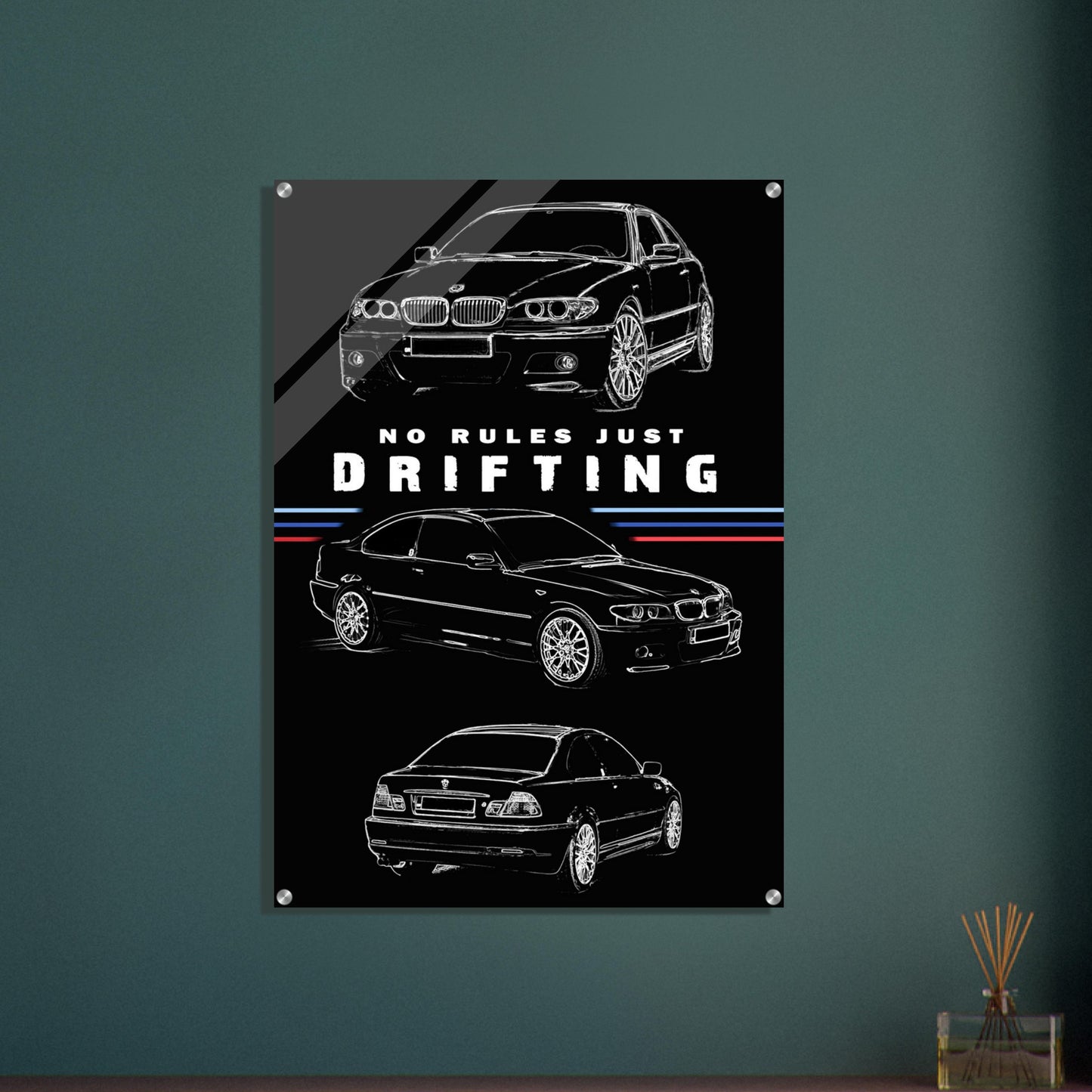 BMW E46 Coupe facelift Acrylic Print